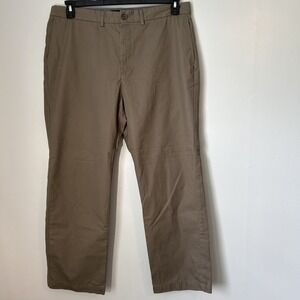 Banana Republic Emerson Chino Pants Grey Flannel 38 X 30 All Cotton Made N Eqypt